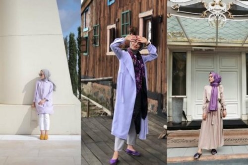 Lila rengi kıyafet modelleri