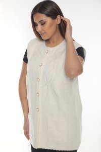 büyük beden bayan yelek